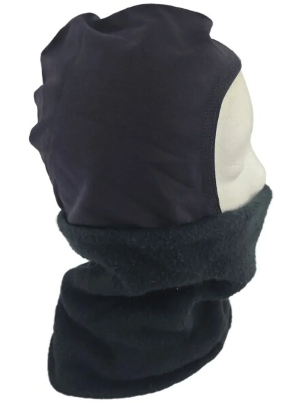 Turtle Fur Shellaclava Balaclava Ski Mask Black Fleece Hood Neck Warmer RN 82583